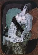 Juan Gris The clown with Guitar oil painting